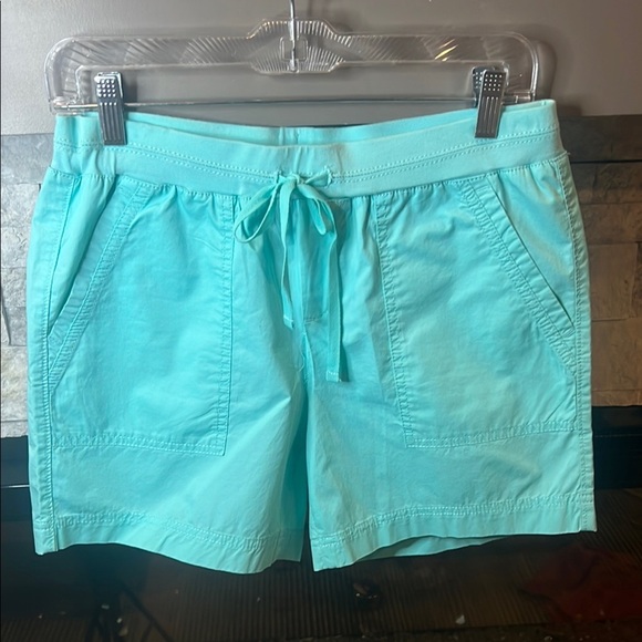 Talbots Aqua Blue Lightweight me Shorts with Elastic Waistband size 4 - Picture 1 of 13